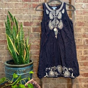 Cute Boho Embroidered Dress